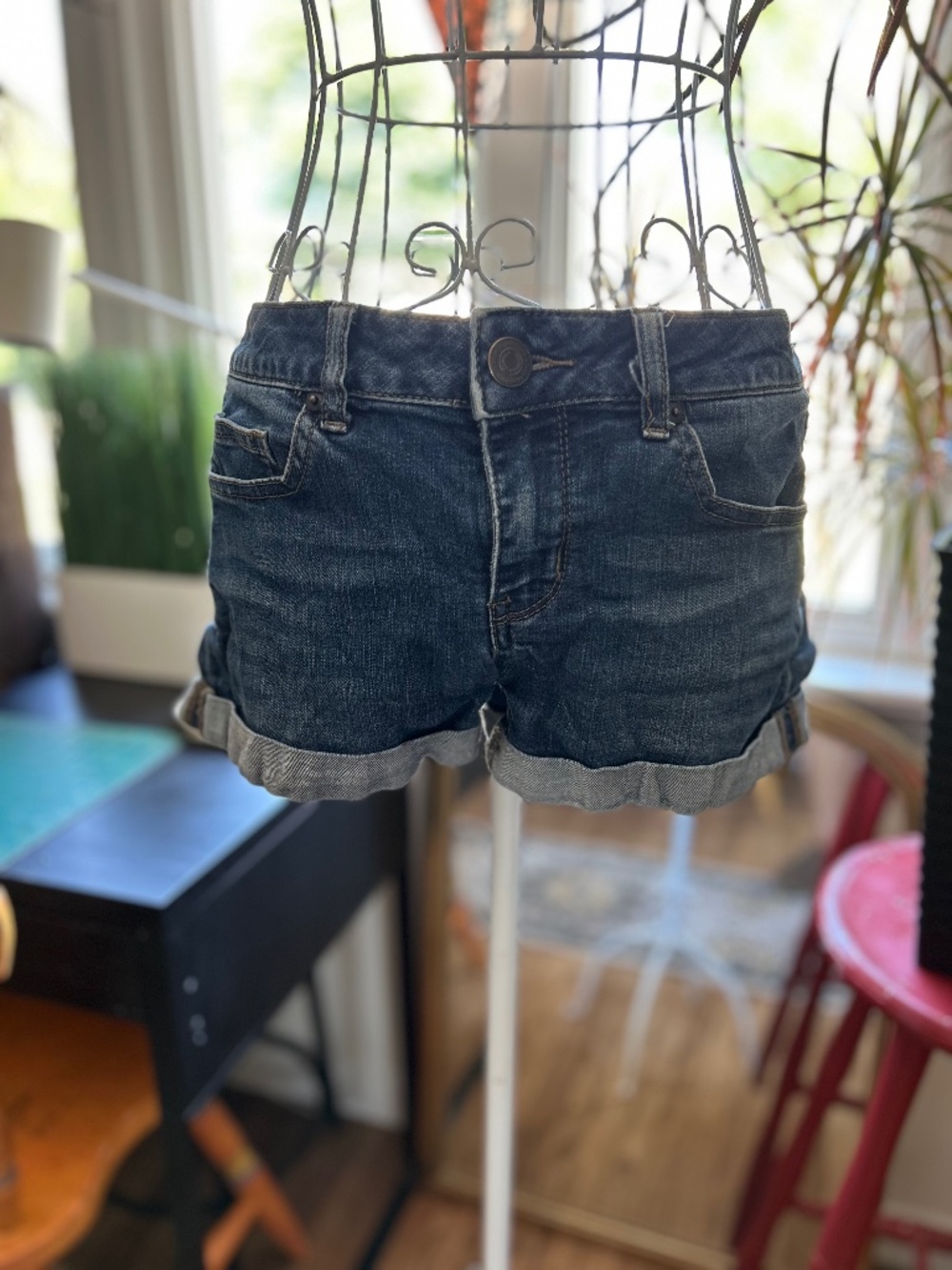 SO shortie denim shorts